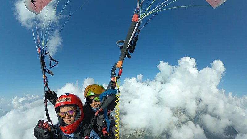 Kemer : 2365 Metre Tahtalı Dağından Yamaç Paraşütü