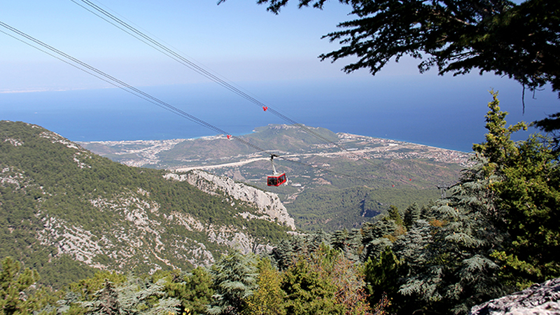 Kemer : Tahtalı Dağı 2365m Olympos Teleferik Turu