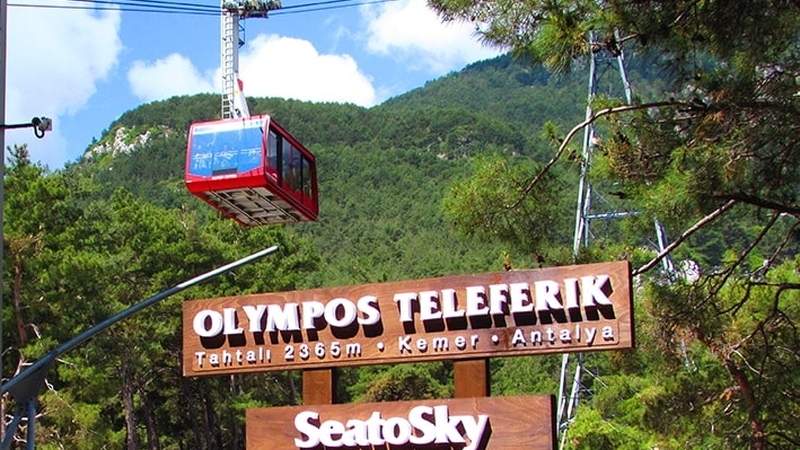 Kemer : Tahtalı Dağı 2365m Olympos Teleferik Turu