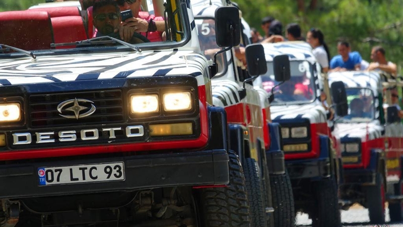 Side ve Manavgat : Jeep Safari & Yeşil Kanyon Tekne Turu