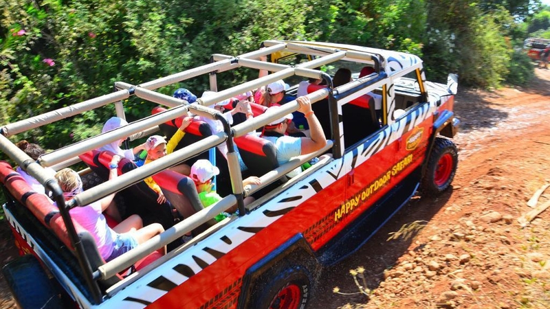 Side ve Manavgat : Jeep Safari & Yeşil Kanyon Tekne Turu