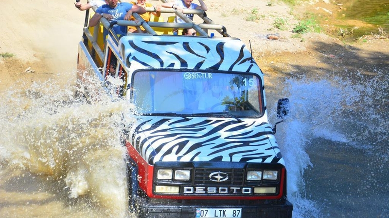 Side ve Manavgat : Jeep Safari & Yeşil Kanyon Tekne Turu