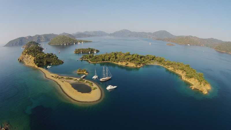 Fethiye: Öğle Yemeği ve Transferli 12 Adalar Tekne Turu