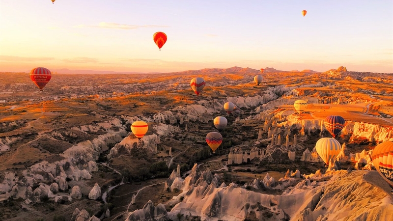 Kapadokya: Gün Doğarken Göreme Sıcak Hava Balonu Uçuşu