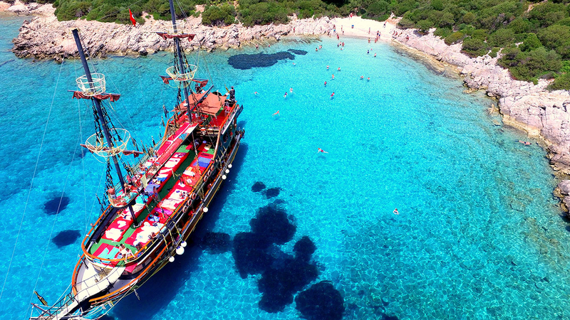 Bodrum : Korsan Tekne Gezisi